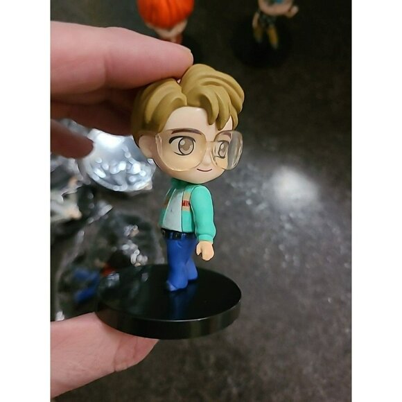 Set Of 7 BTS Mini Vinyl Figure Doll Set In Baggies Korean K-Pop Stars Bangtan - Picture 4 of 6